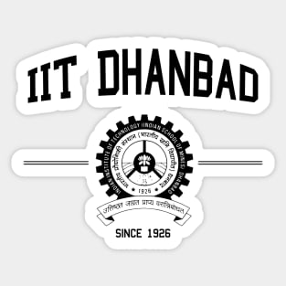 IIT Dhanbad Alumini Alma Mater Indian Desi Design Sticker